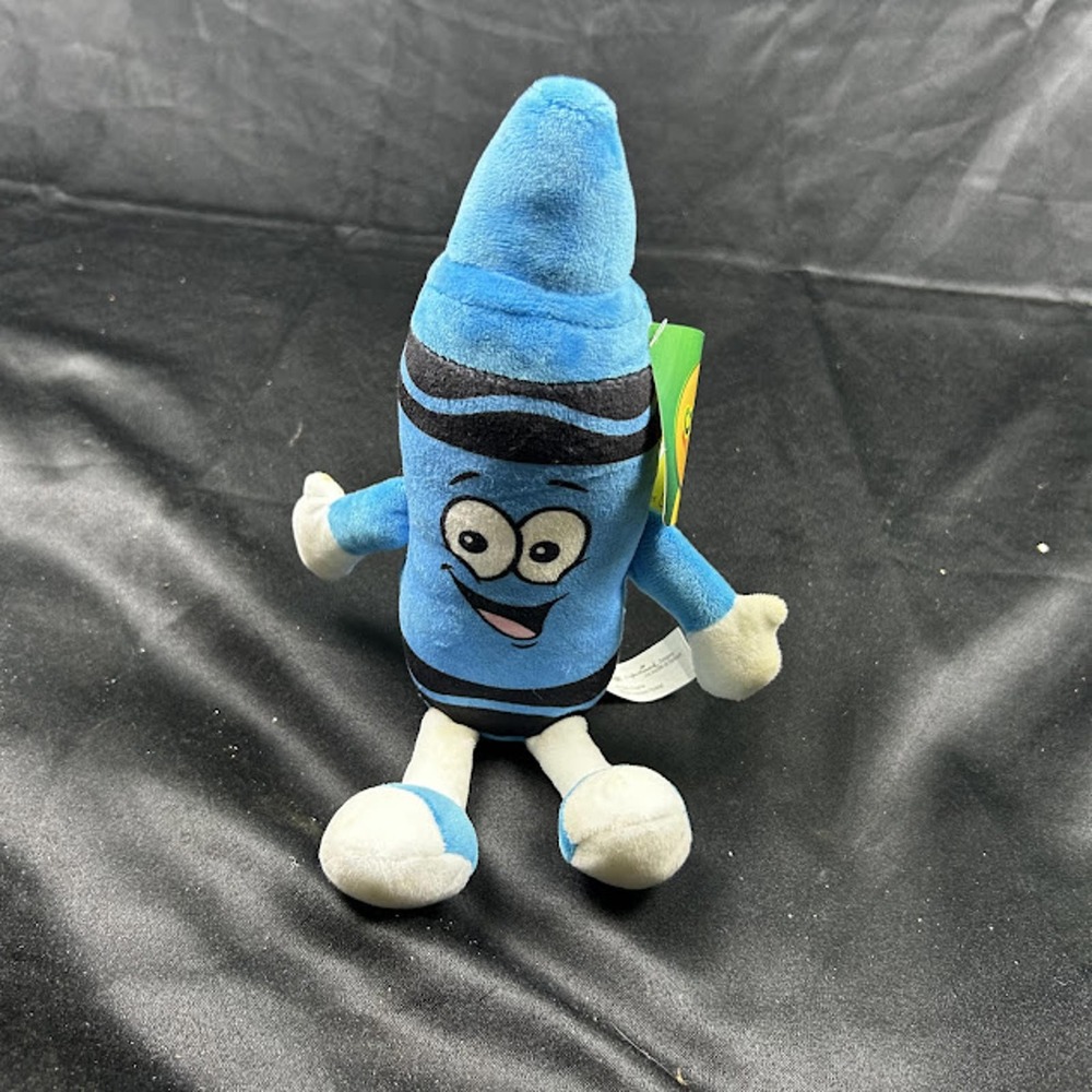 Crayola Blue Crayon Plush Character Hallmark Soft Stuffed Toy Mascot NWT 12in